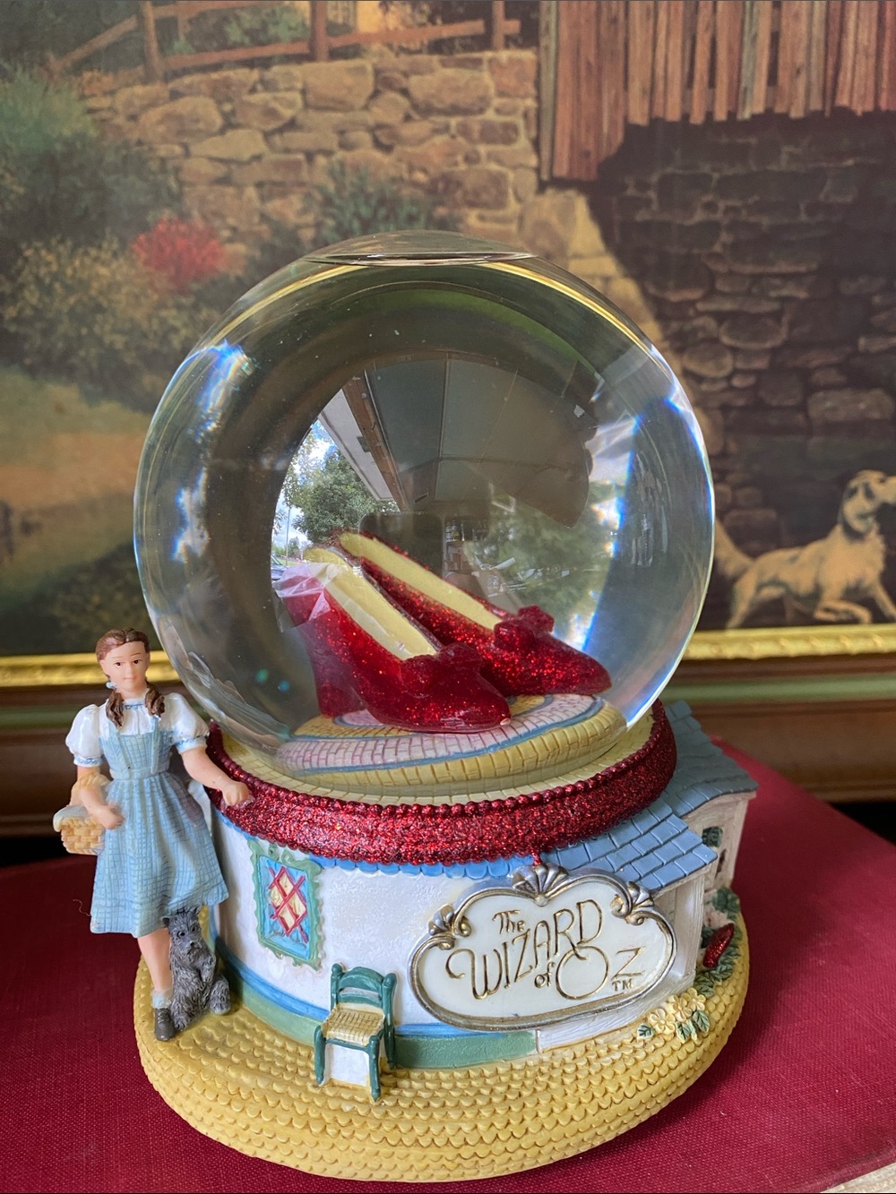 Wizard of Oz Ruby Slippers Musical Snow Globe by The San Francisco Music Box Co.